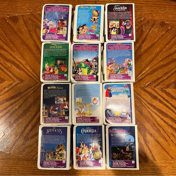 12 VTG Disney Mcdonalds Happy Meal Masterpiece Figurine VHS Lot 1995 1996 EU - Picture 2 of 4